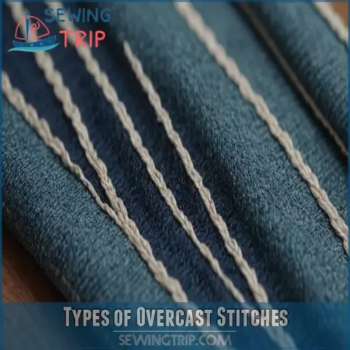 Types of Overcast Stitches