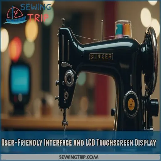 User-Friendly Interface and LCD Touchscreen Display