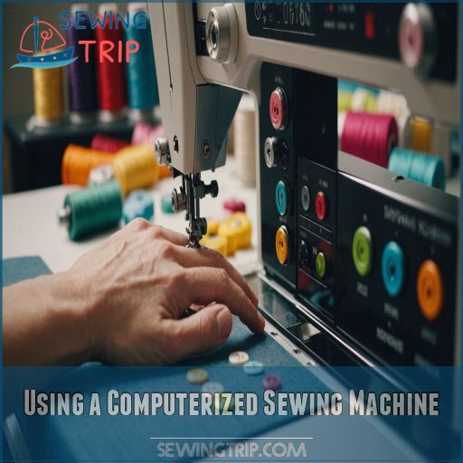 Using a Computerized Sewing Machine