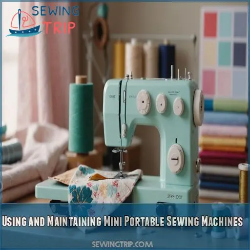 Using and Maintaining Mini Portable Sewing Machines