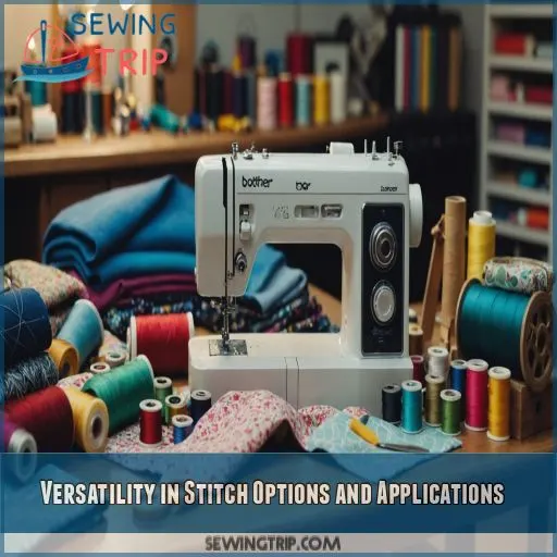 Versatility in Stitch Options and Applications