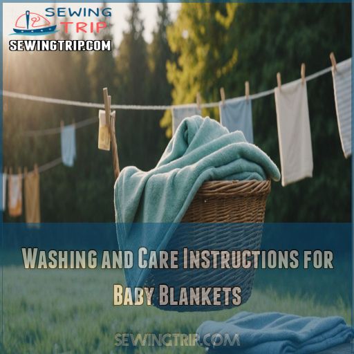 Washing and Care Instructions for Baby Blankets