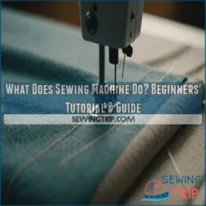 what does sewing machine do beginners tutorial