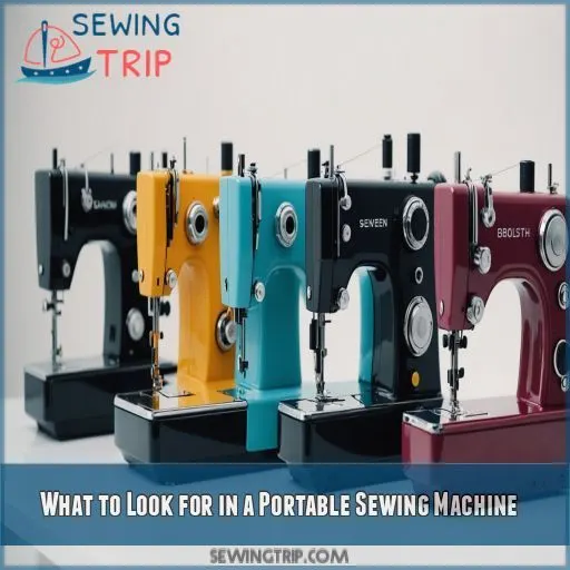 What to Look for in a Portable Sewing Machine