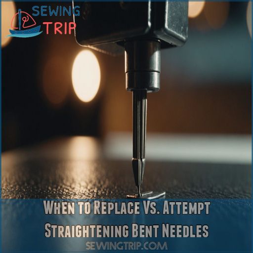 When to Replace Vs. Attempt Straightening Bent Needles