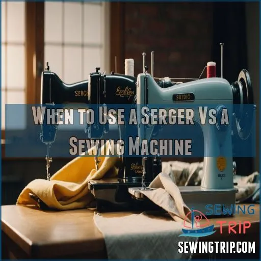 When to Use a Serger Vs a Sewing Machine