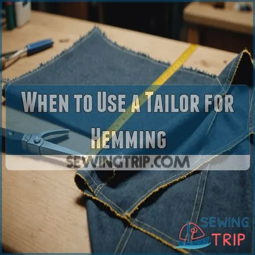 When to Use a Tailor for Hemming