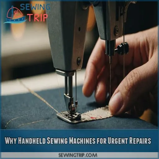 Why Handheld Sewing Machines for Urgent Repairs