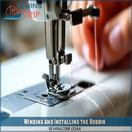 Winding and Installing the Bobbin