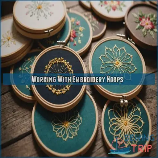 Working With Embroidery Hoops