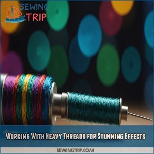 Working With Heavy Threads for Stunning Effects Working With Heavy Threads for Stunning Effects