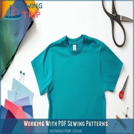 Working With PDF Sewing Patterns