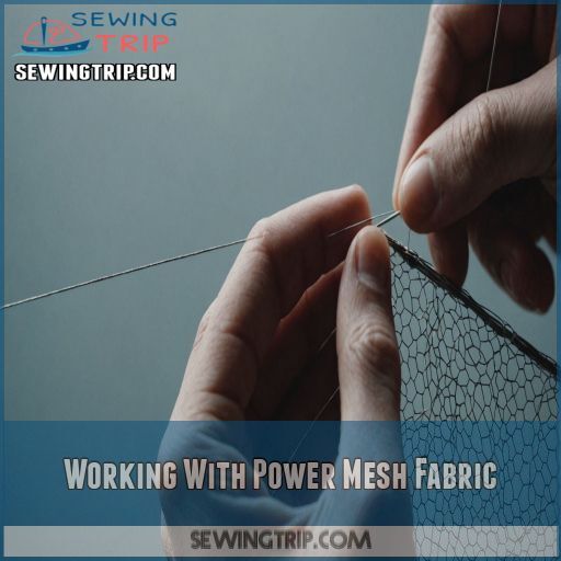 Working With Power Mesh Fabric Working With Power Mesh Fabric