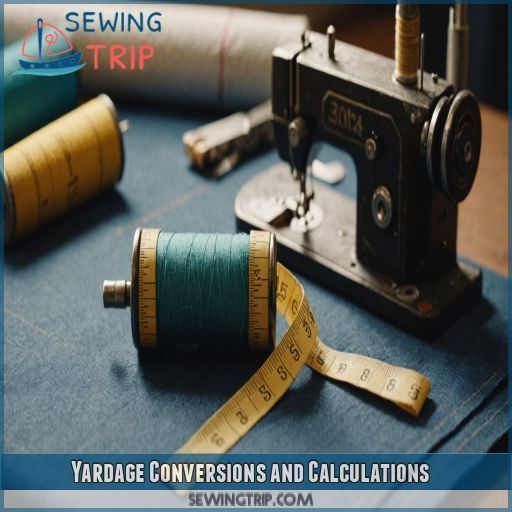 Yardage Conversions and Calculations Yardage Conversions and Calculations