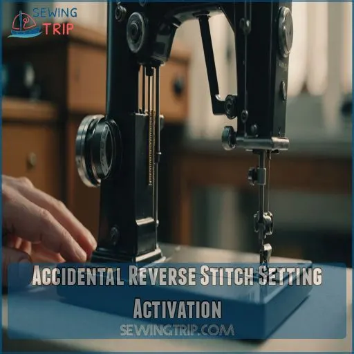 Accidental Reverse Stitch Setting Activation