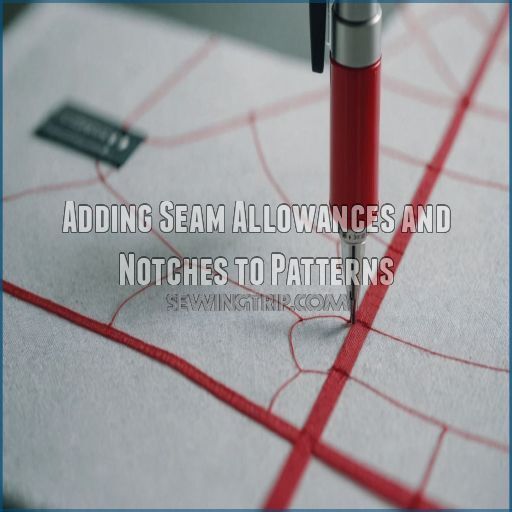 Adding Seam Allowances and Notches to Patterns Adding Seam Allowances and Notches to Patterns