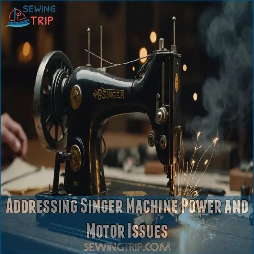 Addressing Singer Machine Power and Motor Issues