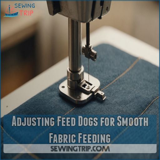 Adjusting Feed Dogs for Smooth Fabric Feeding Adjusting Feed Dogs for Smooth Fabric Feeding