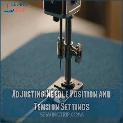 Adjusting Needle Position and Tension Settings