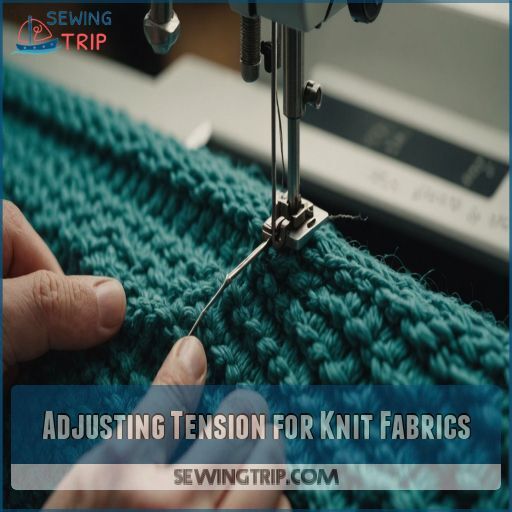 Adjusting Tension for Knit Fabrics Adjusting Tension for Knit Fabrics