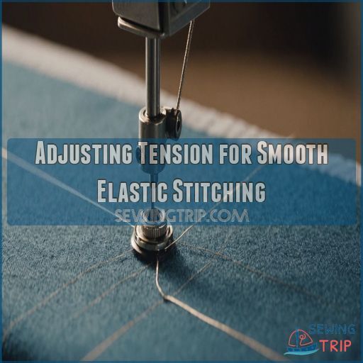 Adjusting Tension for Smooth Elastic Stitching