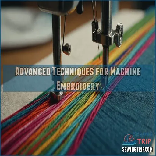 Advanced Techniques for Machine Embroidery