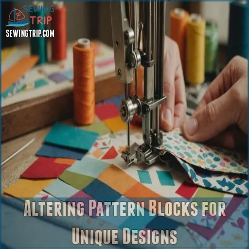 Altering Pattern Blocks for Unique Designs