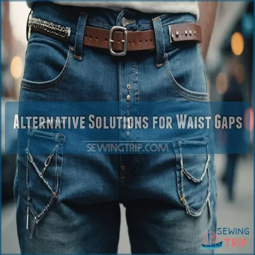 Alternative Solutions for Waist Gaps