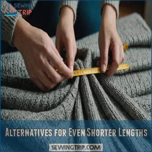 Alternatives for Even Shorter Lengths