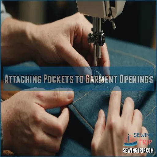 Attaching Pockets to Garment Openings