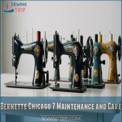 Bernette Chicago 7 Maintenance and Care