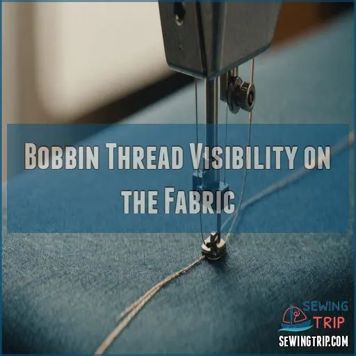 Bobbin Thread Visibility on the Fabric