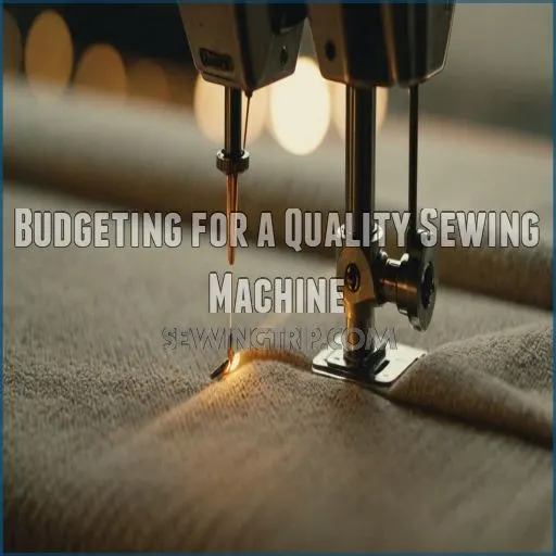 Budgeting for a Quality Sewing Machine