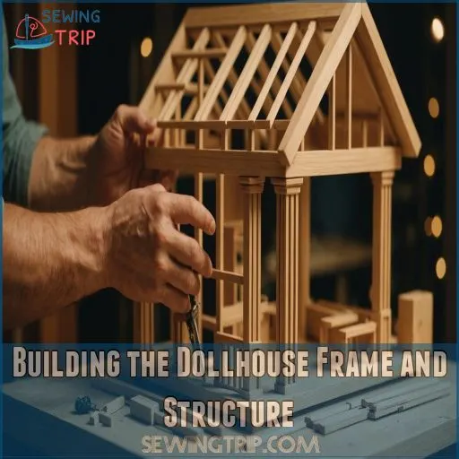 Building The Dollhouse Frame and Structure