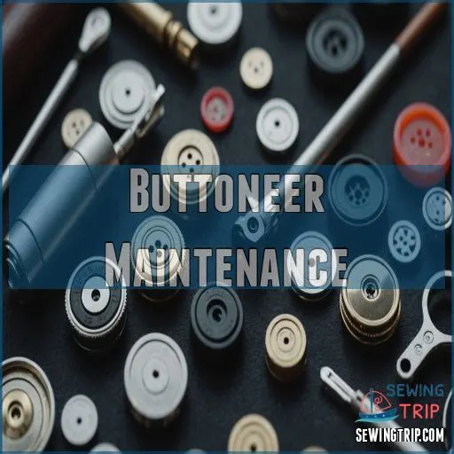 Buttoneer Maintenance