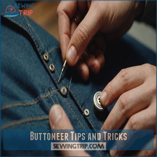 Buttoneer Tips and Tricks