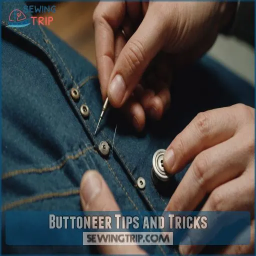 Buttoneer Tips and Tricks