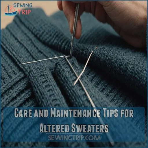 Care and Maintenance Tips for Altered Sweaters