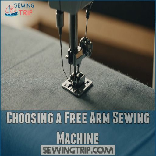 Choosing a Free Arm Sewing Machine