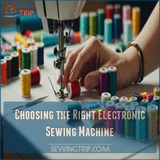 Choosing the Right Electronic Sewing Machine