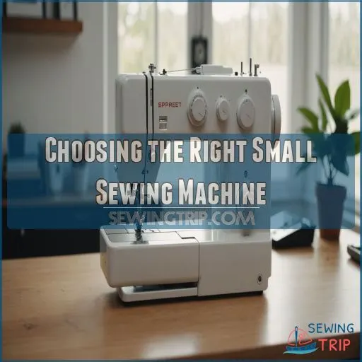 Choosing the Right Small Sewing Machine