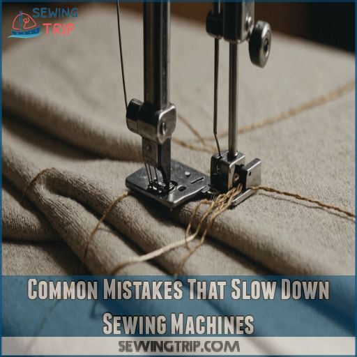 Common Mistakes That Slow Down Sewing Machines Common Mistakes That Slow Down Sewing Machines