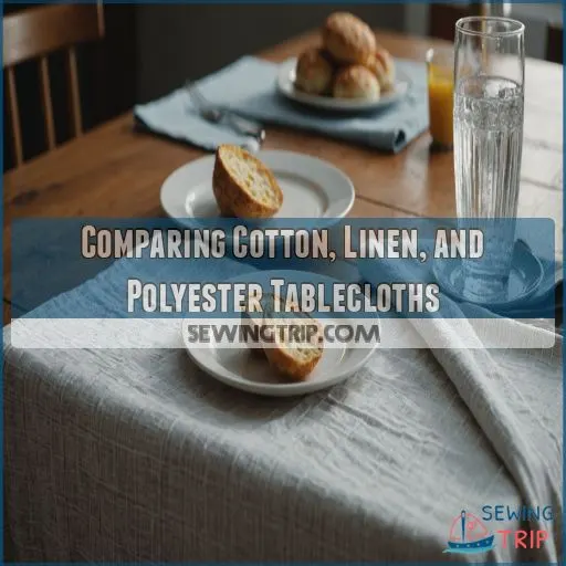 Comparing Cotton, Linen, and Polyester Tablecloths