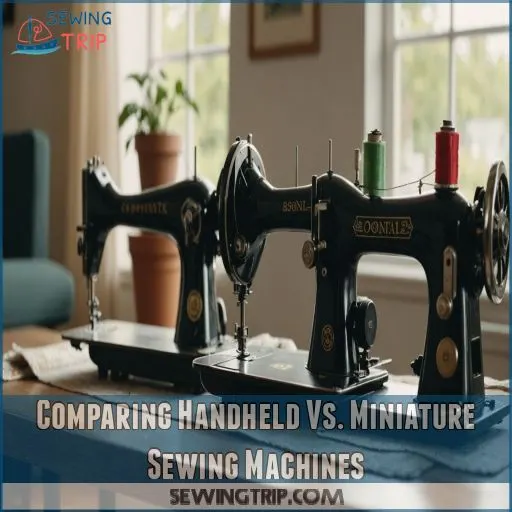 Comparing Handheld Vs. Miniature Sewing Machines