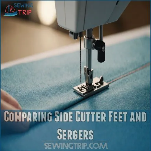 Comparing Side Cutter Feet and Sergers