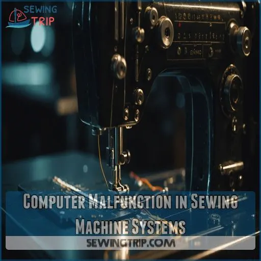 Computer Malfunction in Sewing Machine Systems