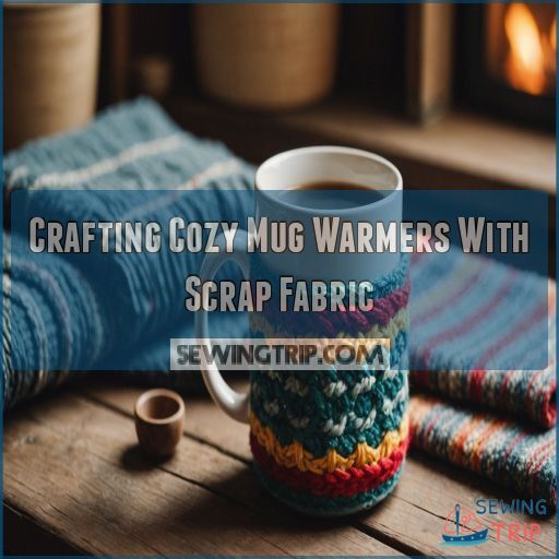 Crafting Cozy Mug Warmers With Scrap Fabric Crafting Cozy Mug Warmers With Scrap Fabric