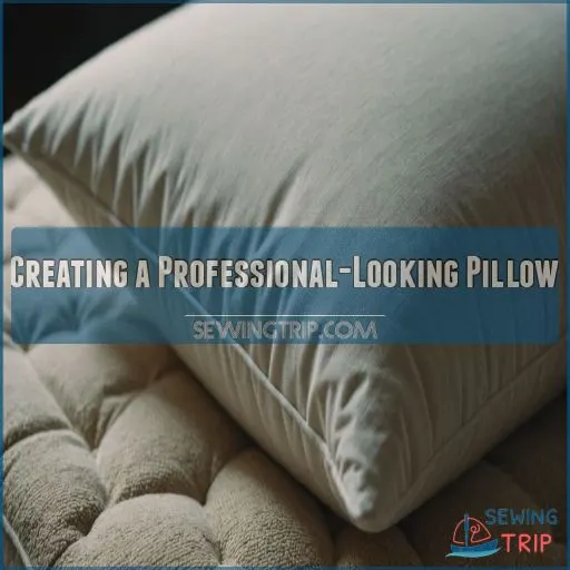 Creating a Professional-Looking Pillow