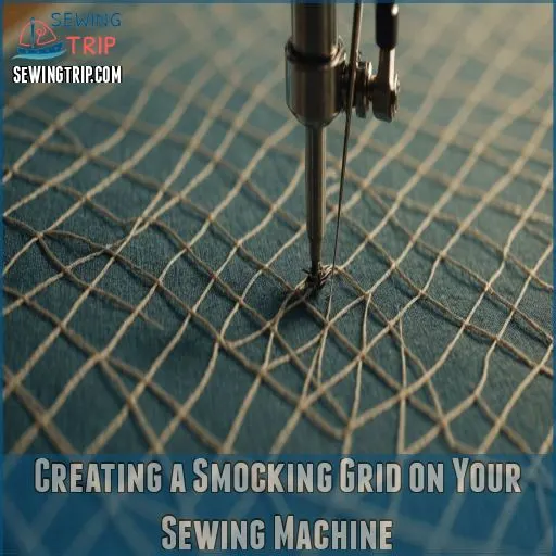 Creating a Smocking Grid on Your Sewing Machine