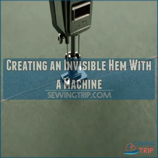 Creating an Invisible Hem With a Machine